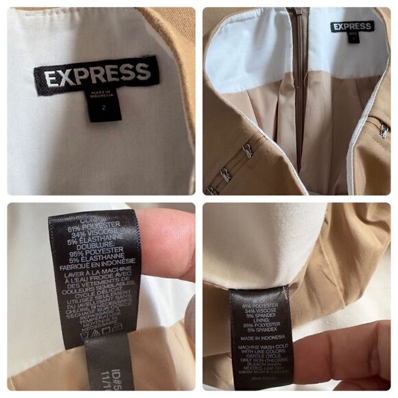 Lot of 3 Mini Skirts 2x Express & 1 Banana Republic All Size 2 - Picture 7 of 14